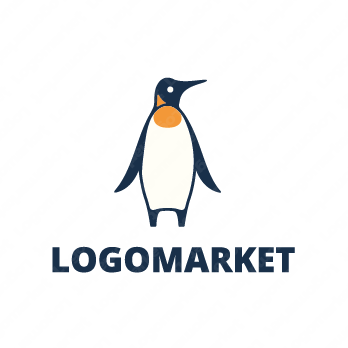 ロゴ作成デザインです シンプルワークス皇帝ペンギンペンギンをイメージしたロゴマークです ロゴ作成デザインです シンプルワークス皇帝ペンギンペンギンをイメージしたロゴマークです