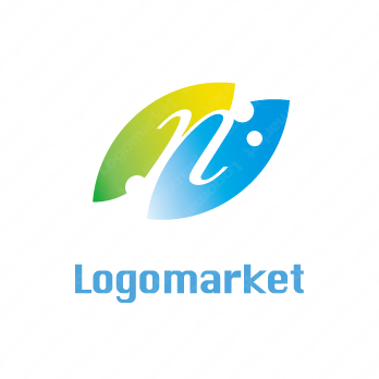 ロゴ作成デザインです Next Graphicsみずみずしいnnをイメージしたロゴマークです