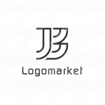 J/Bとシンプルとモダンのロゴ