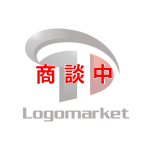 Tと金属とスピード感のロゴ