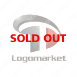 Tと金属とスピード感のロゴ