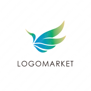 ロゴ作成デザインです Rad Flag Gallery幻想的な鳥鳥をイメージしたロゴマークです ロゴ作成デザインです Rad Flag Gallery幻想的な鳥鳥をイメージしたロゴマークです