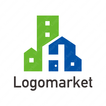Hと家とニュータウンのロゴ