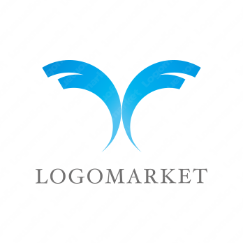 鳥と飛翔とFのロゴ