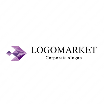 強化と矢と紫のロゴ