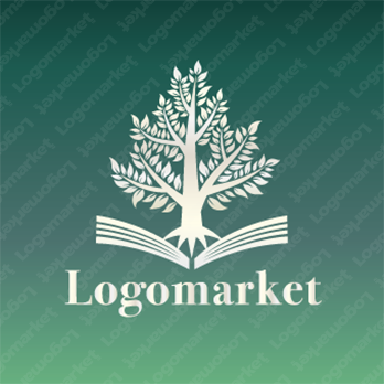 木と本と知識のロゴ