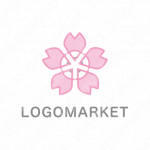 桜と鉛筆と学習のロゴ
