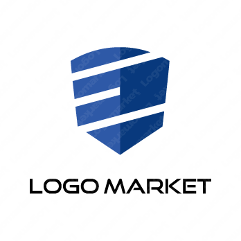 Eと盾とセキュリティのロゴ
