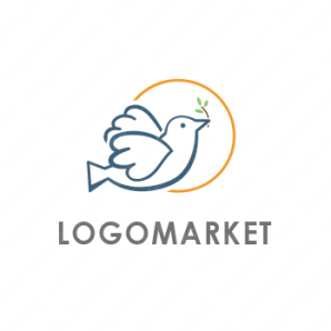 ロゴ作成デザインです Rad Flag Gallery太陽へ向かい羽ばたく鳥をイメージしたロゴマークです