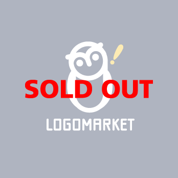 ふくろうとびっくりマークと考えるのロゴ