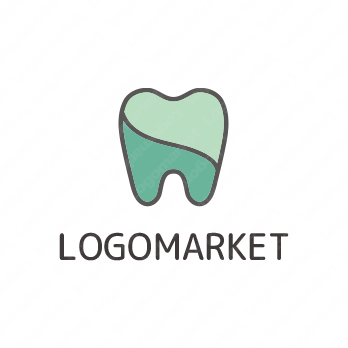 歯とシンプルとスマートのロゴ