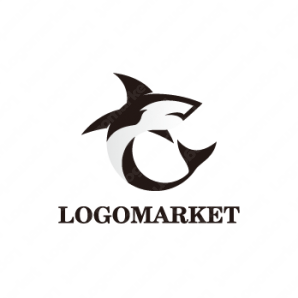 ロゴ作成デザインです Brand Works鮫 シャーク動物をイメージしたロゴマークです ロゴ作成デザインです Brand Works鮫 シャーク動物をイメージしたロゴマークです