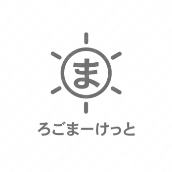 カラフルと太陽と頭文字のロゴ