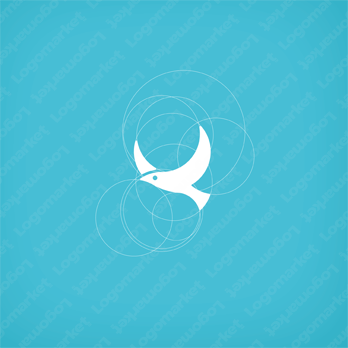 鳥とミニマルとシンプルのロゴ