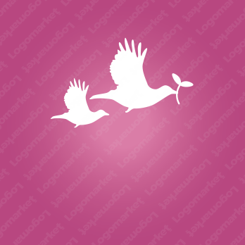 鳥と幸せととどけるのロゴ