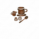 紅茶とリラックスとコーヒーのロゴ