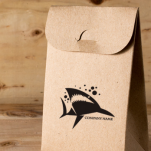 ロゴ作成デザインです ブルーム デザインシャーク サメ鮫をイメージしたロゴマークです