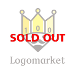 鉛筆と王様とキャラクターのロゴ