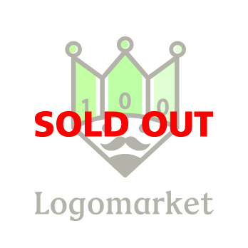 鉛筆と王様とキャラクターのロゴ