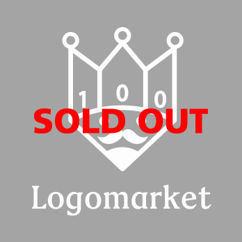 鉛筆と王様とキャラクターのロゴ