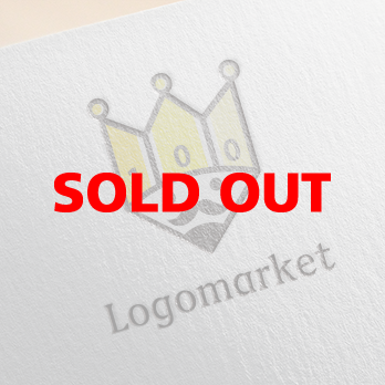 鉛筆と王様とキャラクターのロゴ