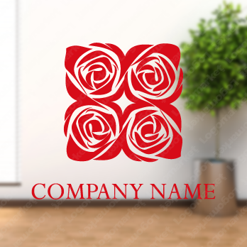 薔薇と繁盛ときれいのロゴ