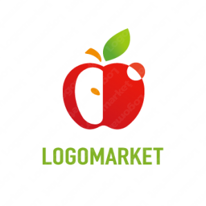 ロゴ作成デザインです Next Graphicsりんごりんごをイメージしたロゴマークです