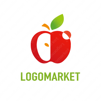 りんごと新鮮と安心のロゴ