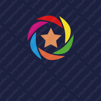 虹と星と希望のロゴ