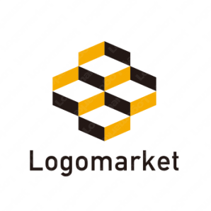 ロゴ作成デザインです シンプルワークス安定の44をイメージしたロゴマークです