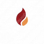 製造と炎とエネルギーのロゴ