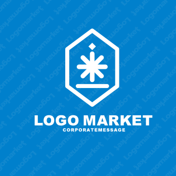 公共施設と物販と小売のロゴ