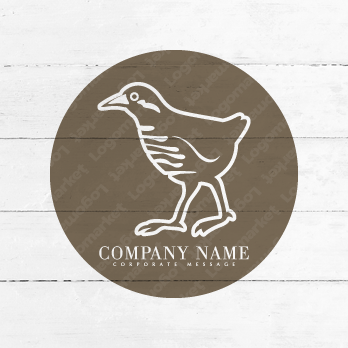 鳥と動物と沖縄のロゴ