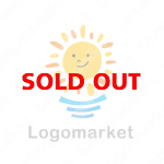 太陽と笑顔と健やかのロゴ