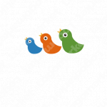 鳥と育つと個性のロゴ