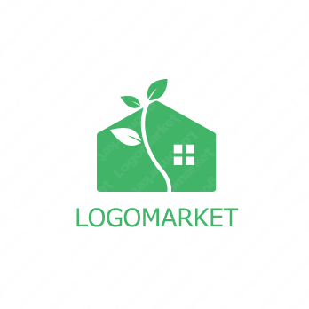 家と木とナチュラルのロゴ