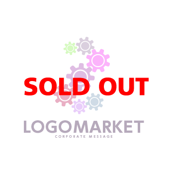 建設と工業と製造のロゴ