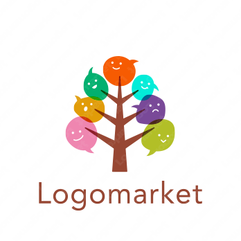 木と個性と楽しいのロゴ