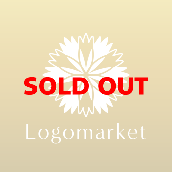 花とエンブレムとエレガントのロゴ