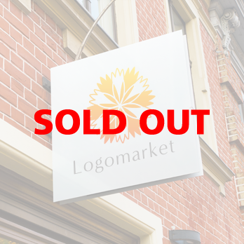 花とエンブレムとエレガントのロゴ