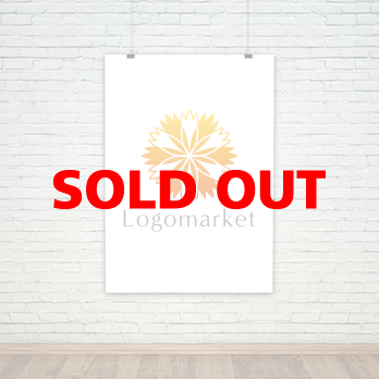 花とエンブレムとエレガントのロゴ