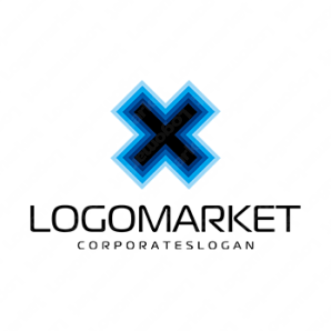 ロゴ作成デザインです M Space Design広がる X 未知数をイメージしたロゴマークです