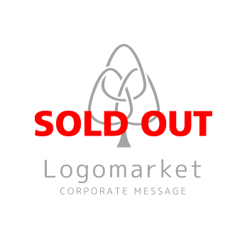 木と繋がりとポップのロゴ