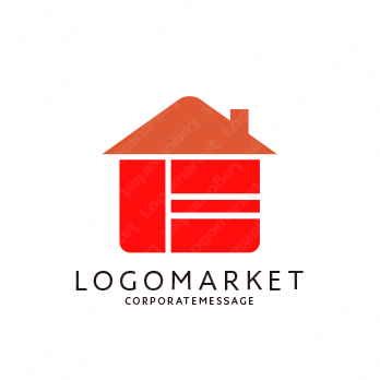一軒家とリフォームとエコ住宅のロゴ