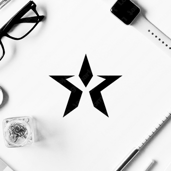 星と先進性と独創性のロゴ