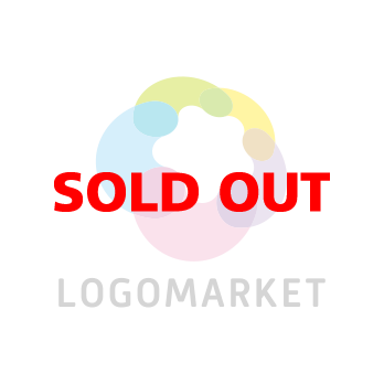 星と未来的とカラフルのロゴ