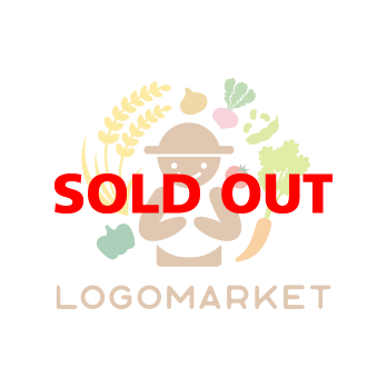 畑とナチュラルと自然のロゴ