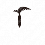 鳥と頂上と最先端のロゴ