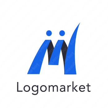Mとエネルギッシュと協力のロゴ