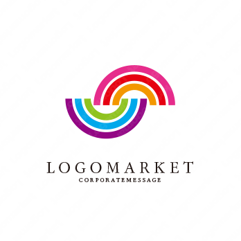 虹とレインボーと夢のロゴ